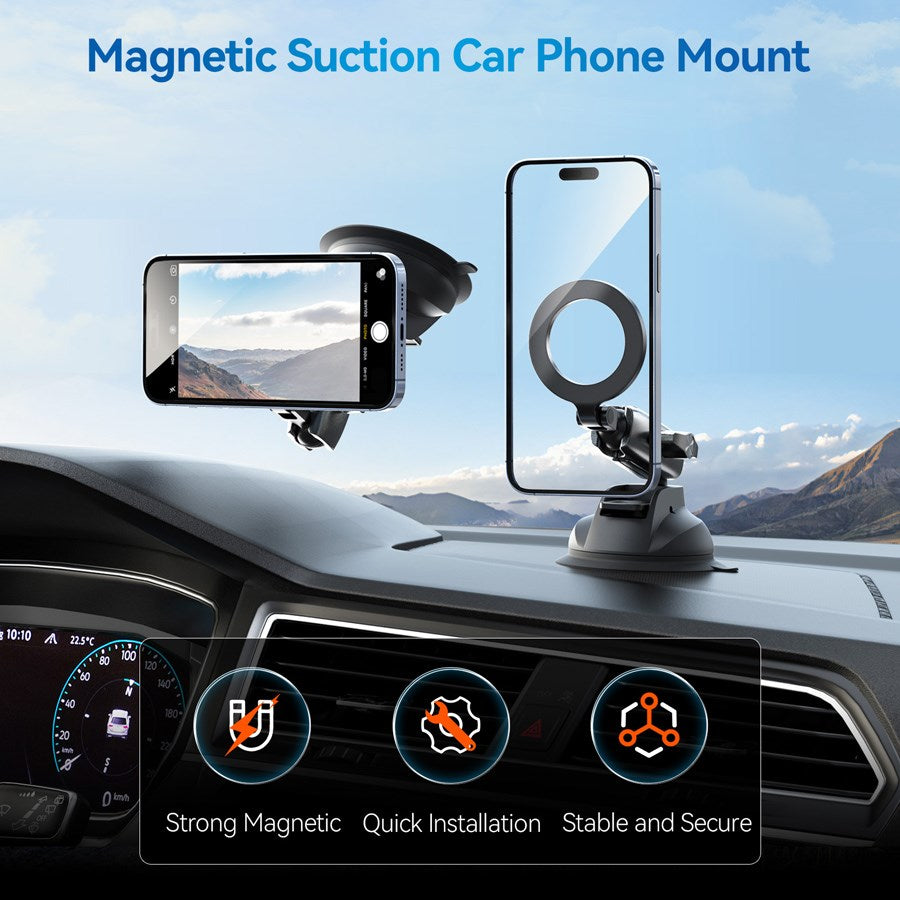 P3 SUS 02 Telesin Car Suction Cup Mount For Phones 10