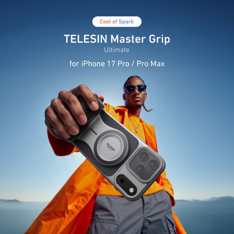 P5 MCS 10 TIP Telesin Master Grip For Iphone 17 Pro, Standard Kit 2