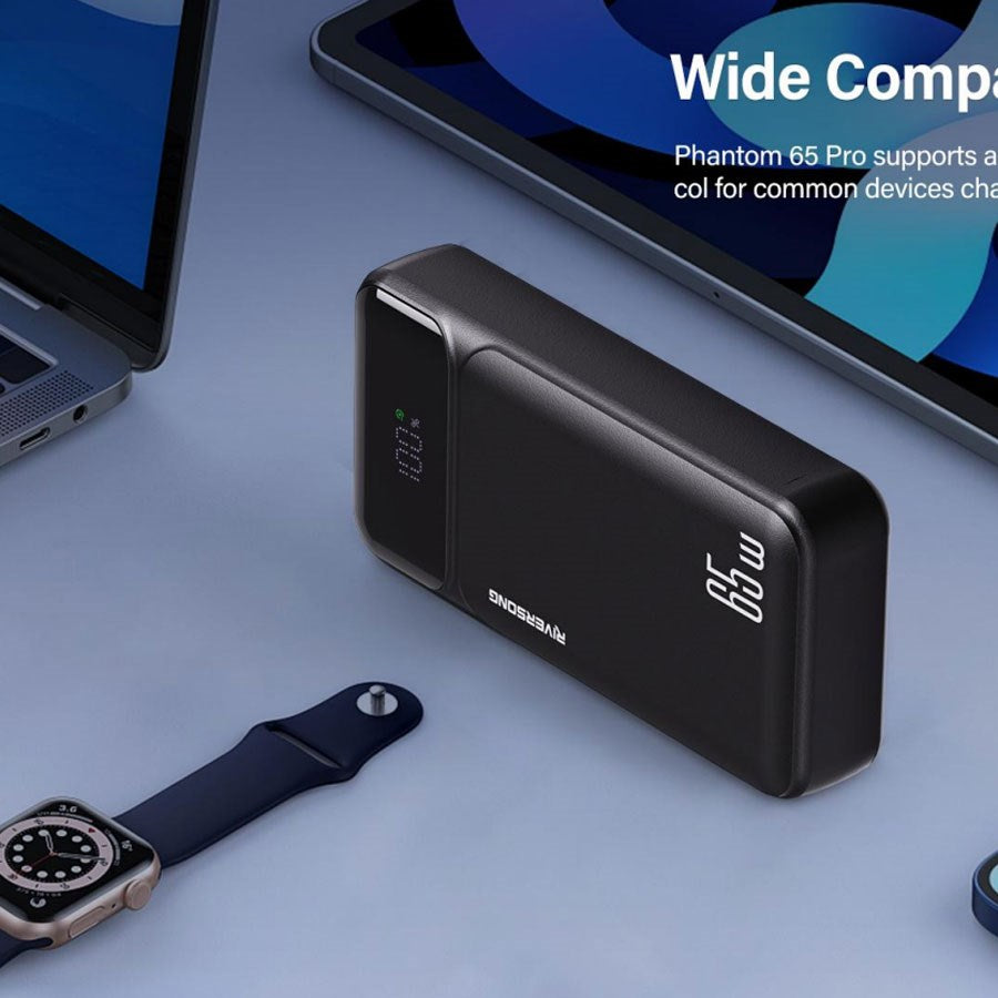 Riversong Pb103 Riversong Phantom Pro 65W USB C PD 20.000 Mah Powerbank, Black 6