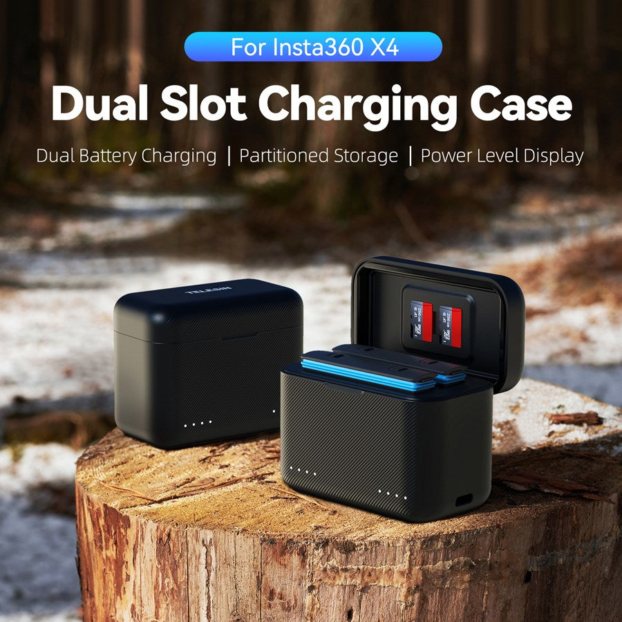 S0 BCG 07 TIS Telesin Charger Case For Insta360 X4 3