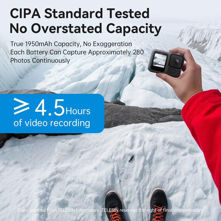 S0 BTR 04 TGP Telesin Stamina Battery For Gopro Hero 13 2