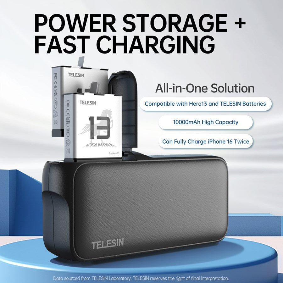 S0 PB 01 TGP Telesin Power Bank For Gopro Hero 13 Battery Mobilephone Etc. 2