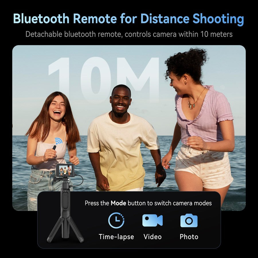 S1 CSS 01 TGP Telesin Shorty Rechargeable Remote Control Tripod Selfie Stick Hero 13 12 11 10 9 Max 8