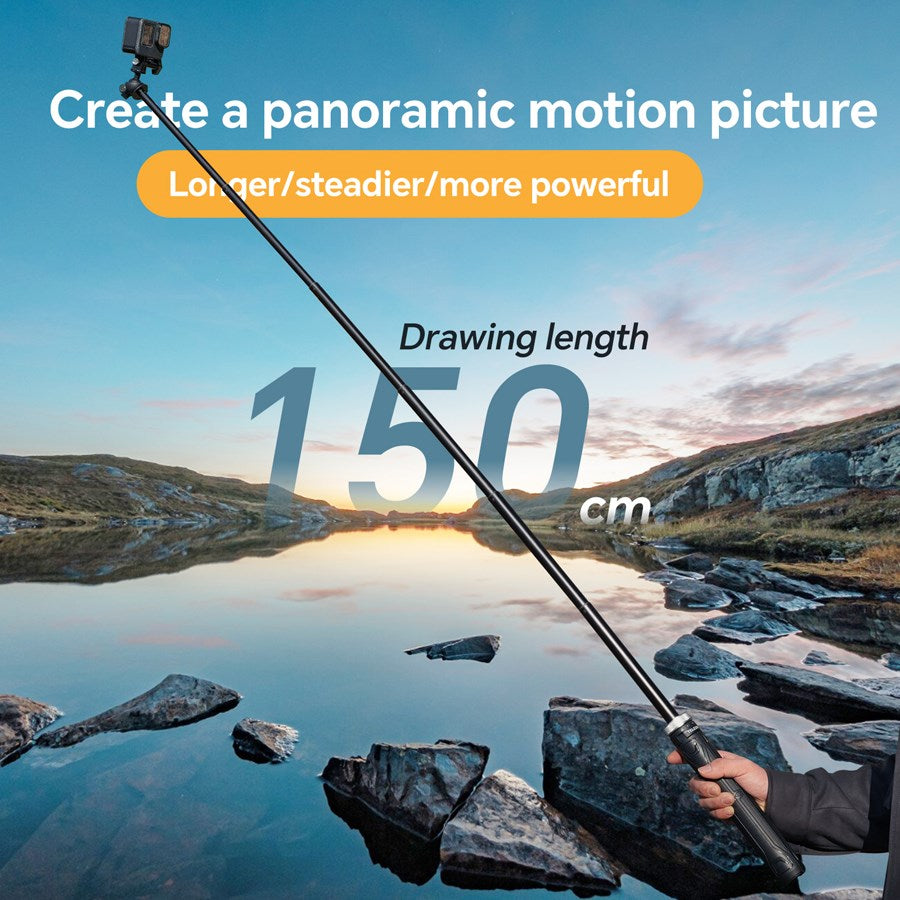 S1 TSS 01 Telesin Universal Tripod Selfie Stick For Action Cameras 5