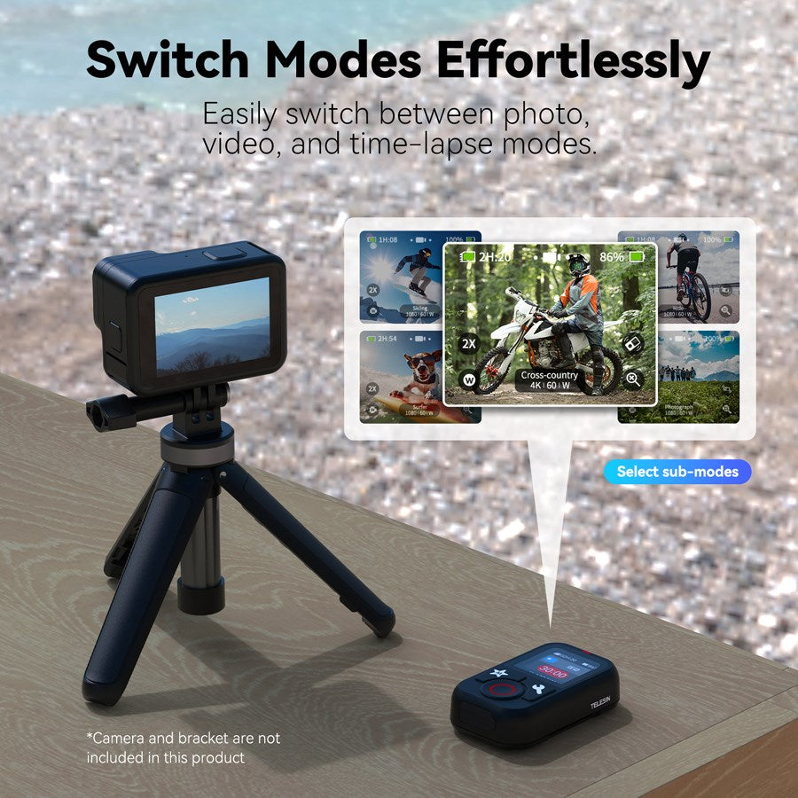 S5 RMT 01 TGP Telesin Remote Controller For Gopro Hero 13 12 11 10 9 8 MAX 7