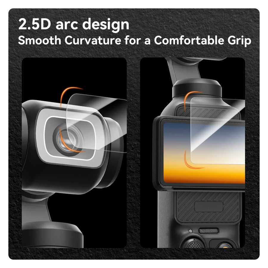 S6 FLM 01 TDJ Telesin Tempered Film Kit For DJI Pocket3 4