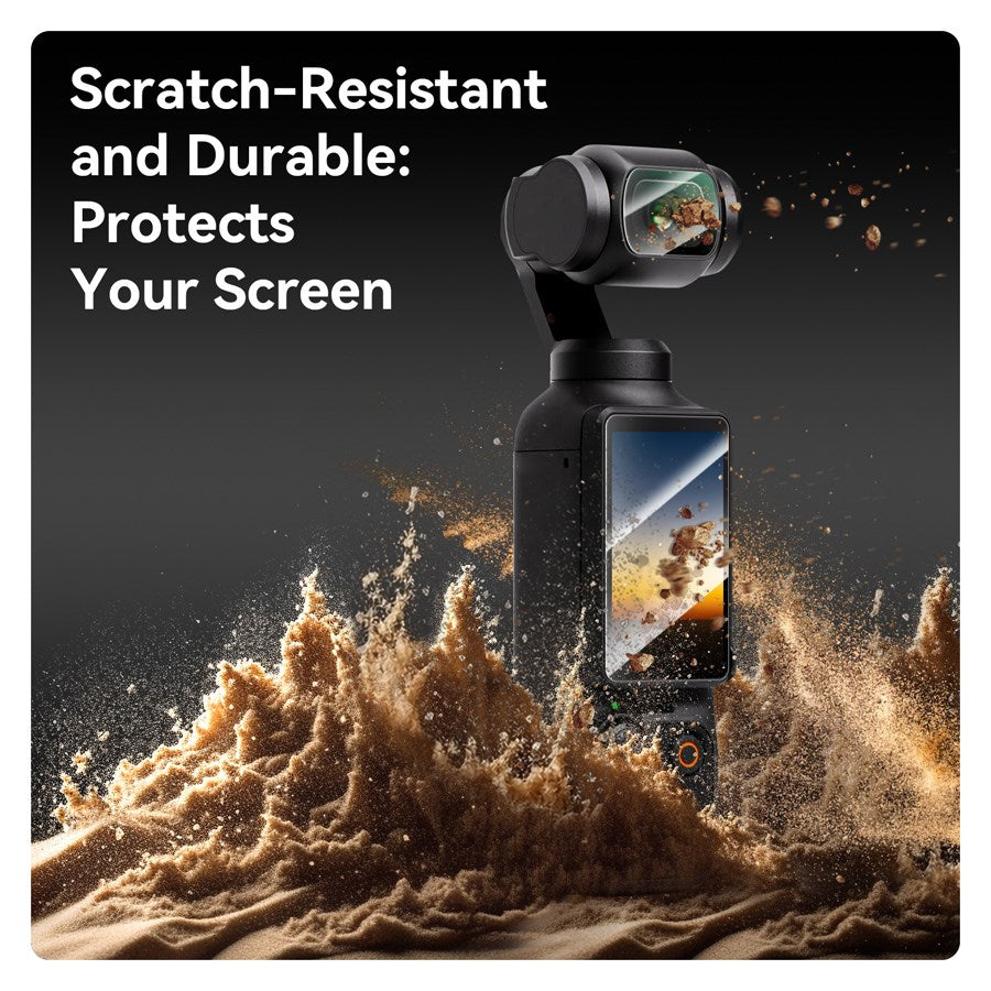 S6 FLM 01 TDJ Telesin Tempered Film Kit For DJI Pocket3 6