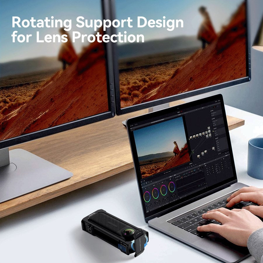 S6 FMS 12 TIS Telesin Metal Cage For Insta360 X4 6