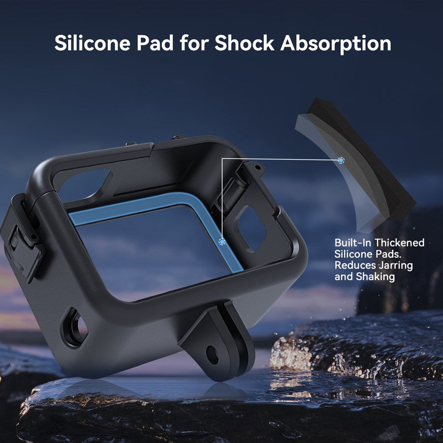 S6 FMS 17 TGP Telesin Plastic Frame Cage For Gopro Hero 13 12 11 10 9 4