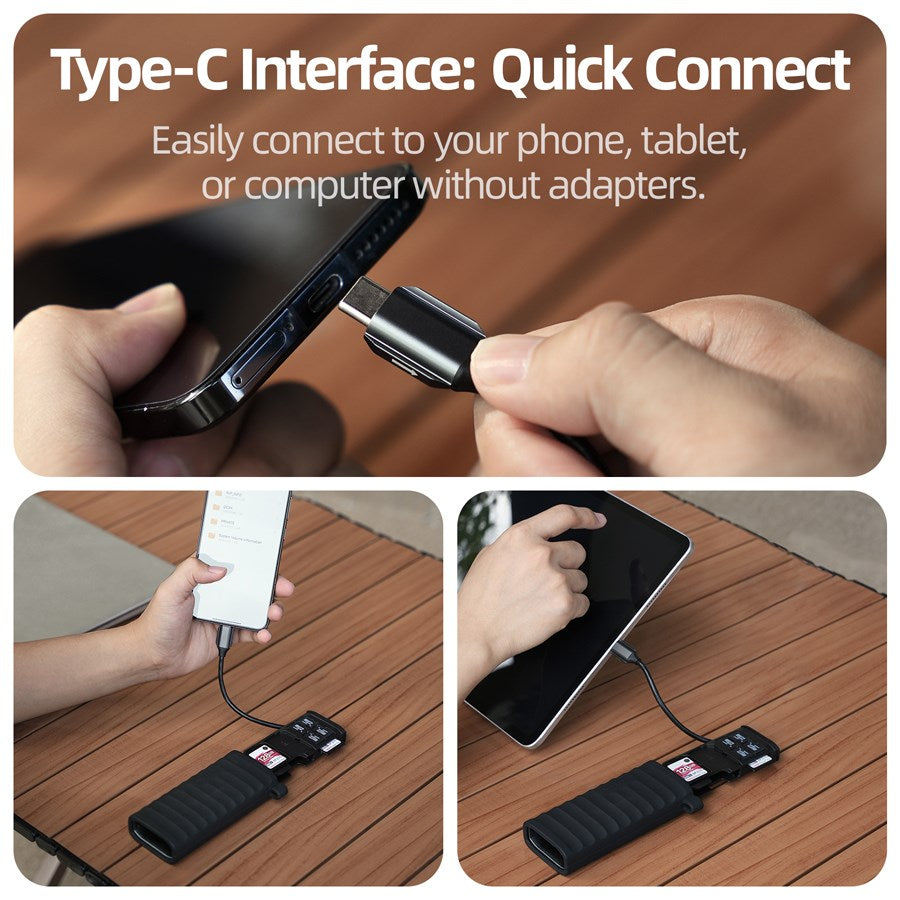 S6 MCR 01 Telesin Multifunction Card Reader 4