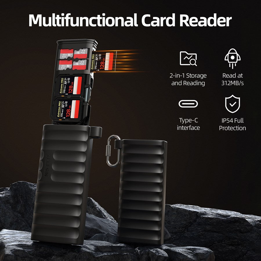 S6 MCR 01 Telesin Multifunction Card Reader 8