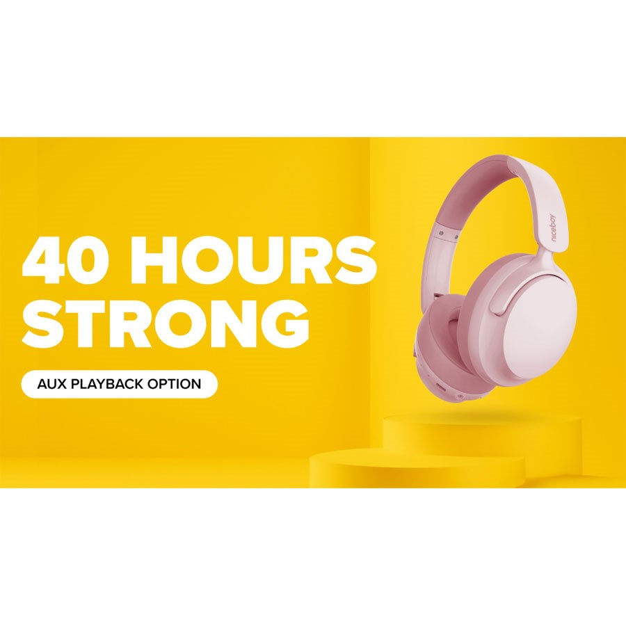 STELLAR WHITE Niceboy Stellar ANC Headphones, White 34