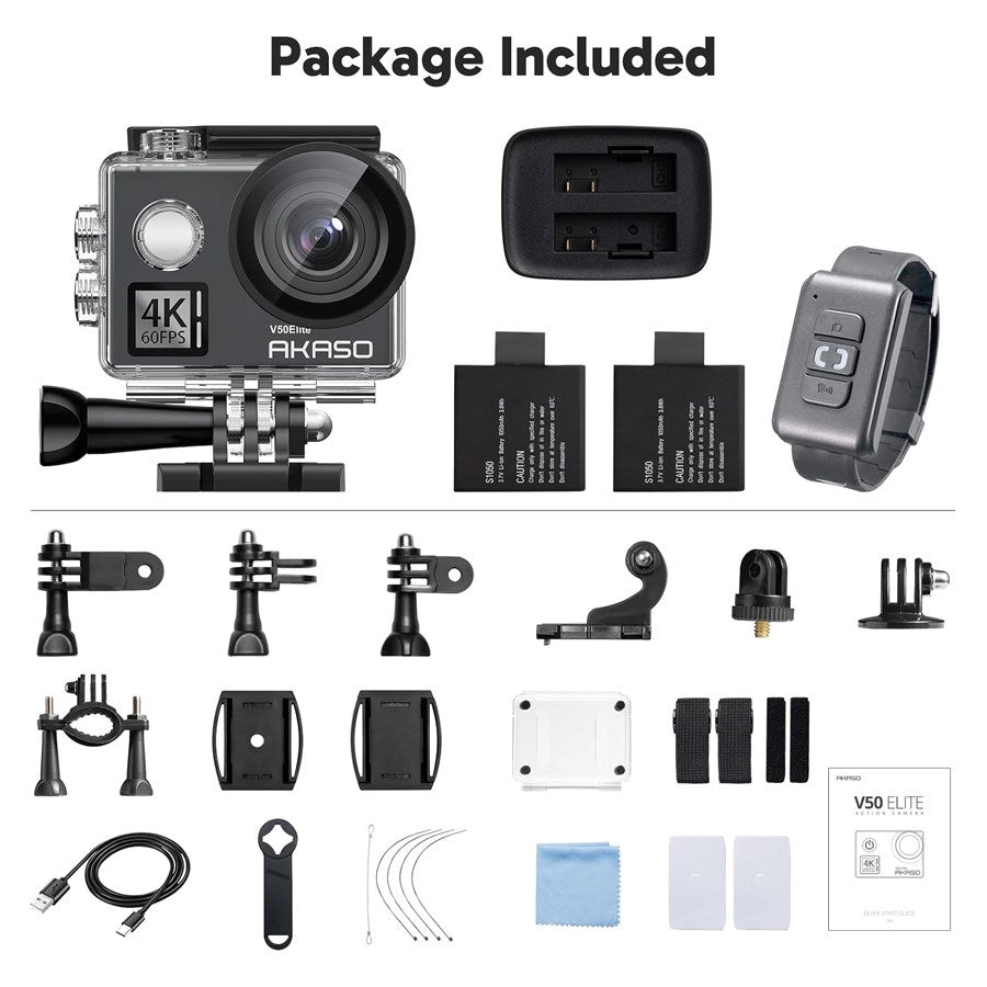 SYA0074 GY1 Akaso V50 Elite 4K UHD 60FPS Action Camera 8