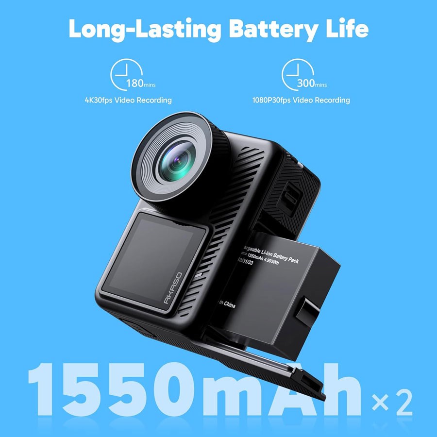 SYYA0005 GY Akaso Brave 8 Lite, 4K 60FPS Ultra HD Action Kamera 5