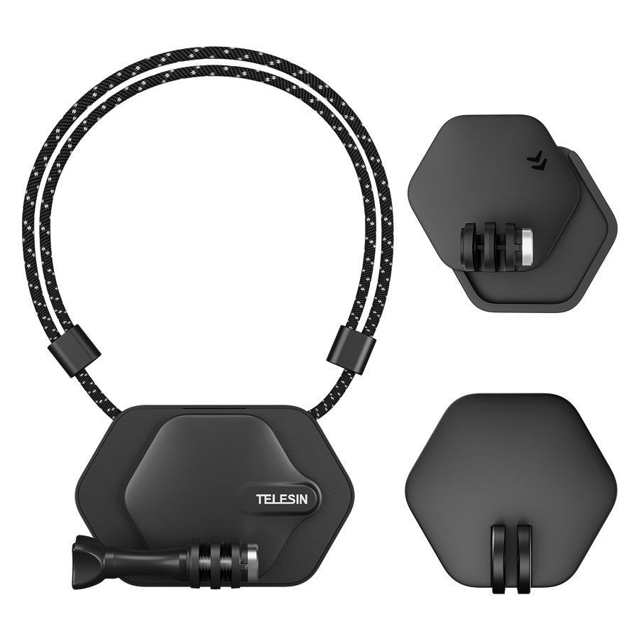 TE MMK 001 Telesin Magnetic Mount For Action Cameras With Nano Sticker Kit 3
