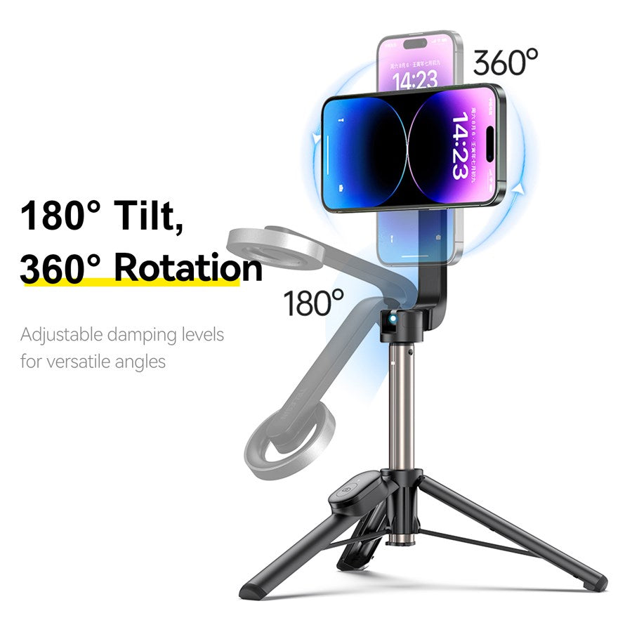 WS 22005 Telesin Mini Magnetic Selfie Stick For Phones 4