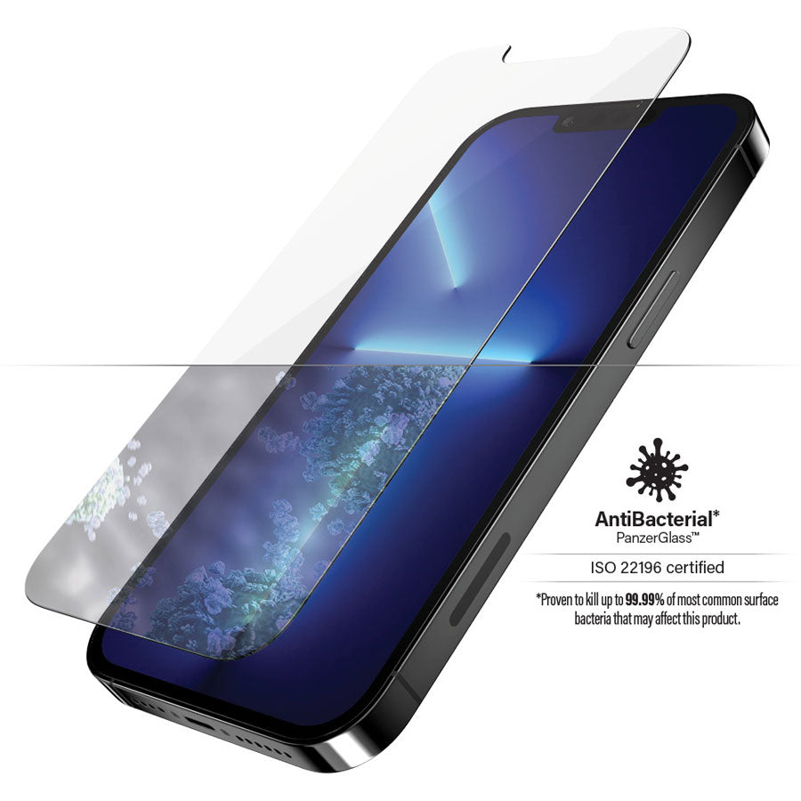 PanzerGlass iPhone 13 Pro Max AntiBacterial Skærmbeskyttelse