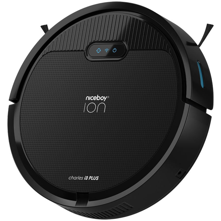 Charles I3 Plus Black Niceboy ION Charles I3 Plus Robotstøvsuger Og Gulvvasker Sort 1 (1)