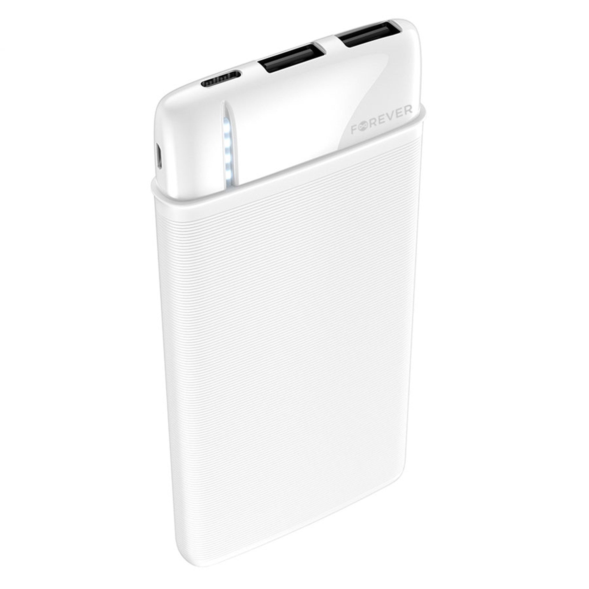 GSM099223 Forever Tb 100M 10000Mah Powerbank Hvid 3 (1)