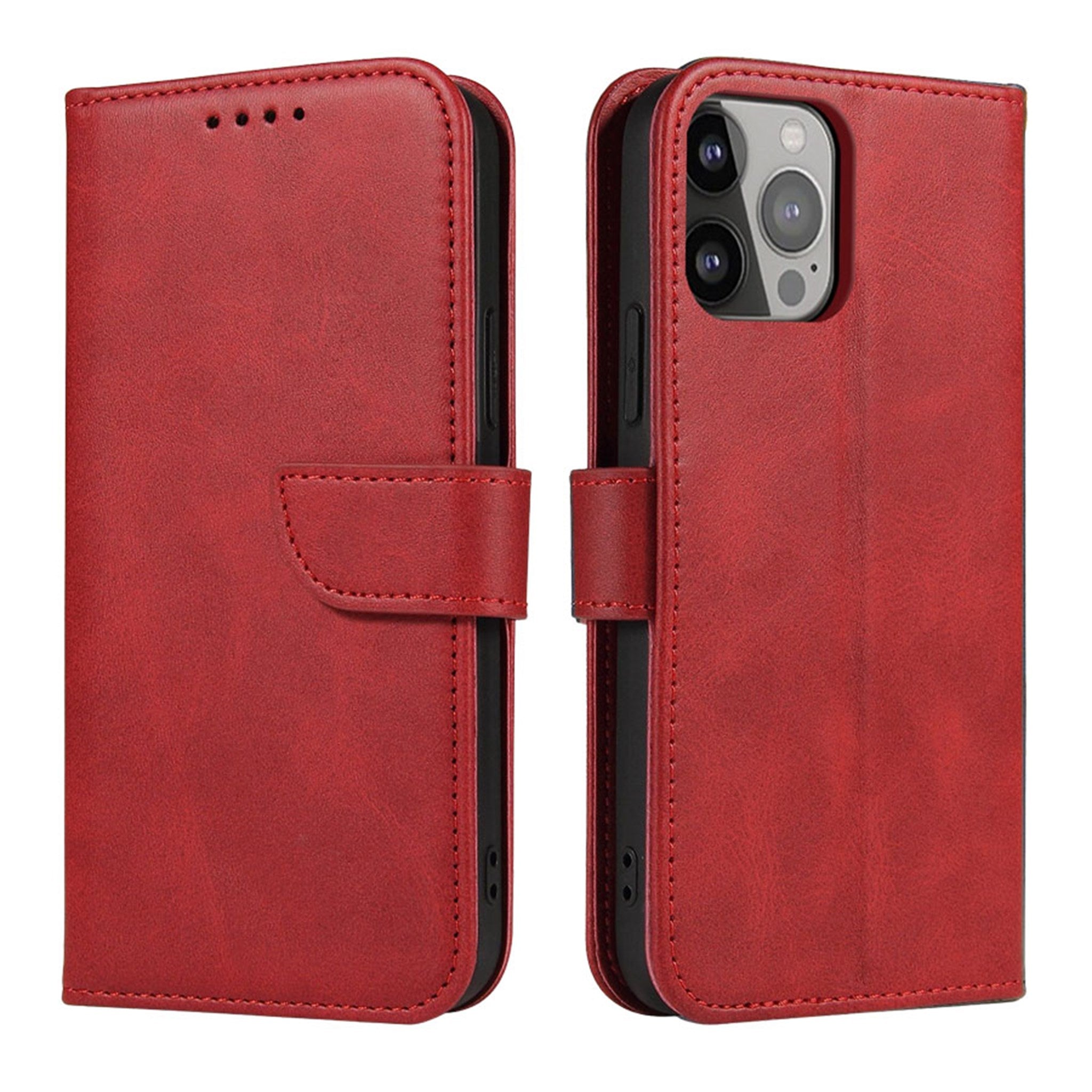 H9145576279274 Iphone 15 Pro Wallet Cover Med Kortholder Læderfarve 01