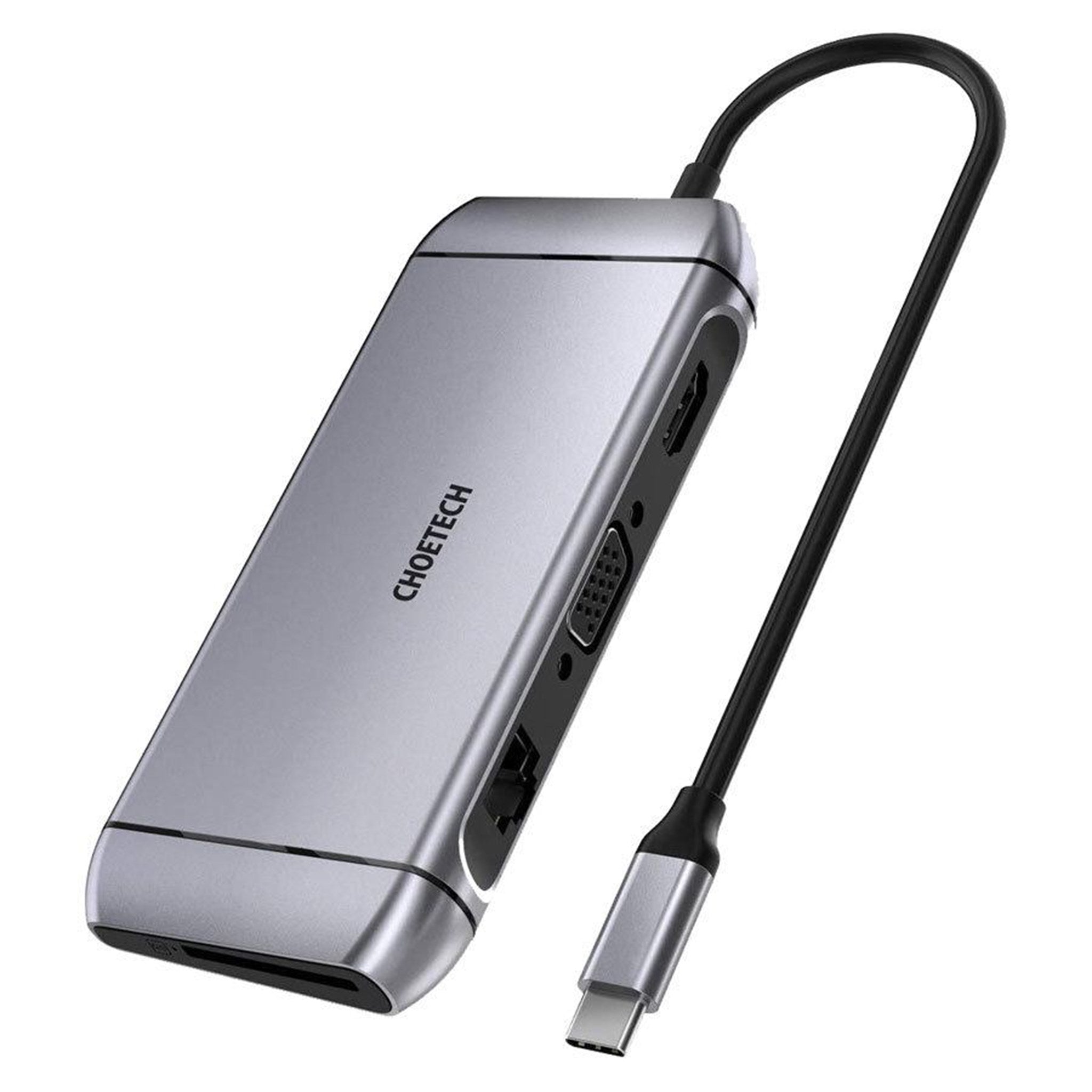 HUB-M15-Choetech-9-i-1-4K-HDMI-100W-PD-og-USB-3.0-USB-C-Hub-Graa.jpg