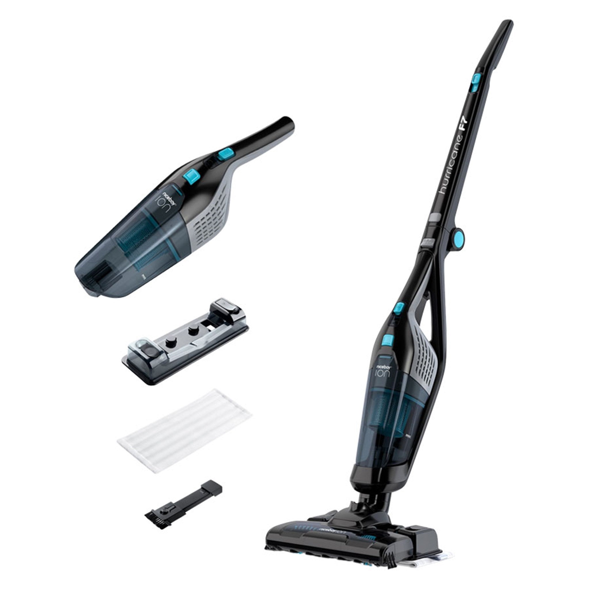 Hurricane F7 Niceboy ION Hurricane F7 Våd Og Tør Ledningsfri Støvsuger 1