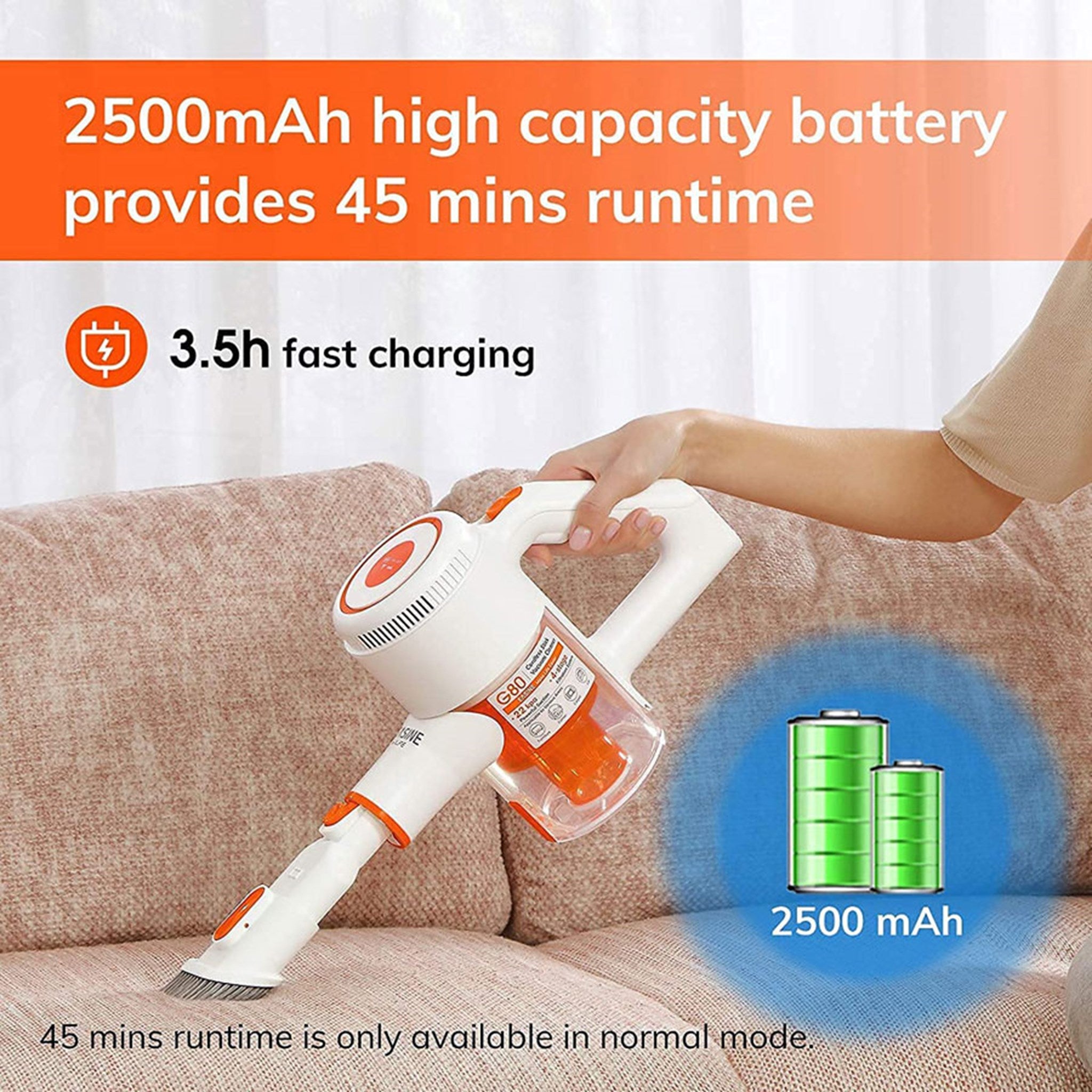 ILIFE G80 Ledningsfri Støvsuger 6