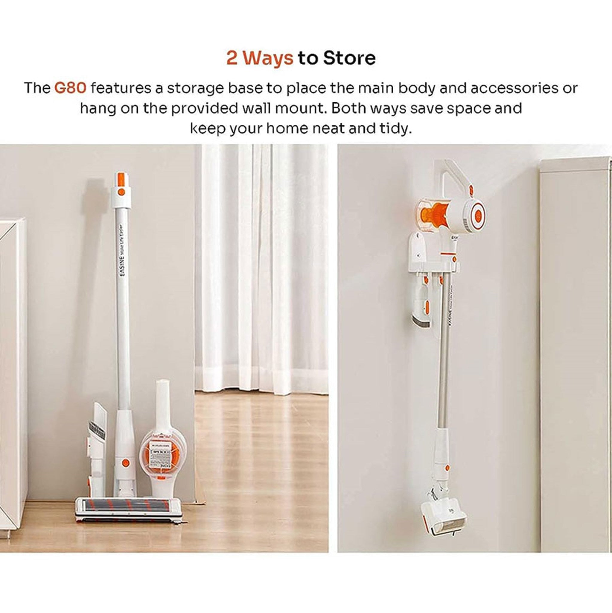 ILIFE G80 Ledningsfri Støvsuger 8