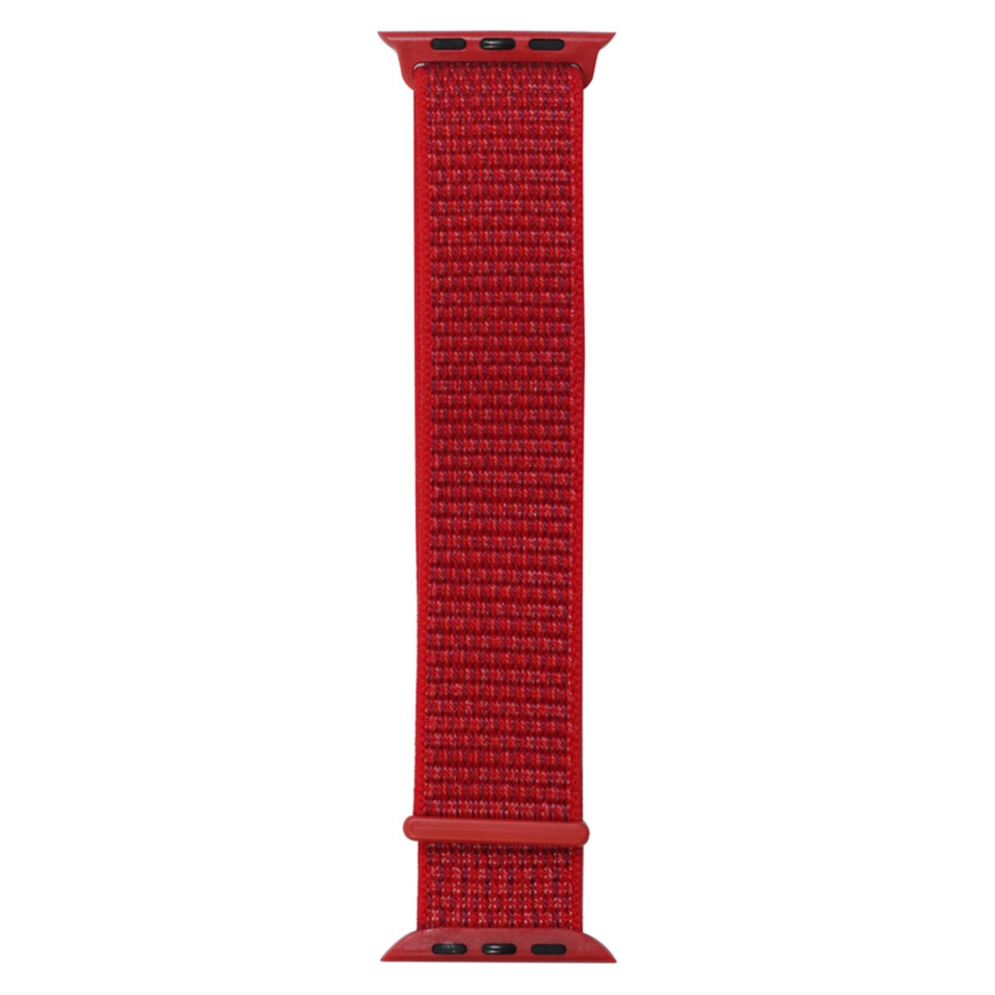 LPAW044 Lippa Apple Watch Nylonrem (42, 44, 45, 49), Rød 3