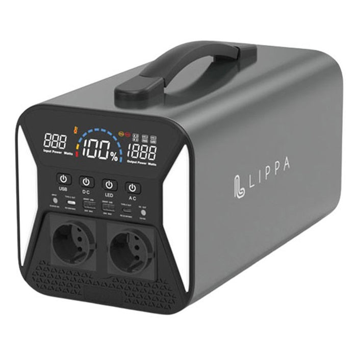 LPPS AF 1024 Lippa Aluminium Power Station 1024 Wh Grey 1