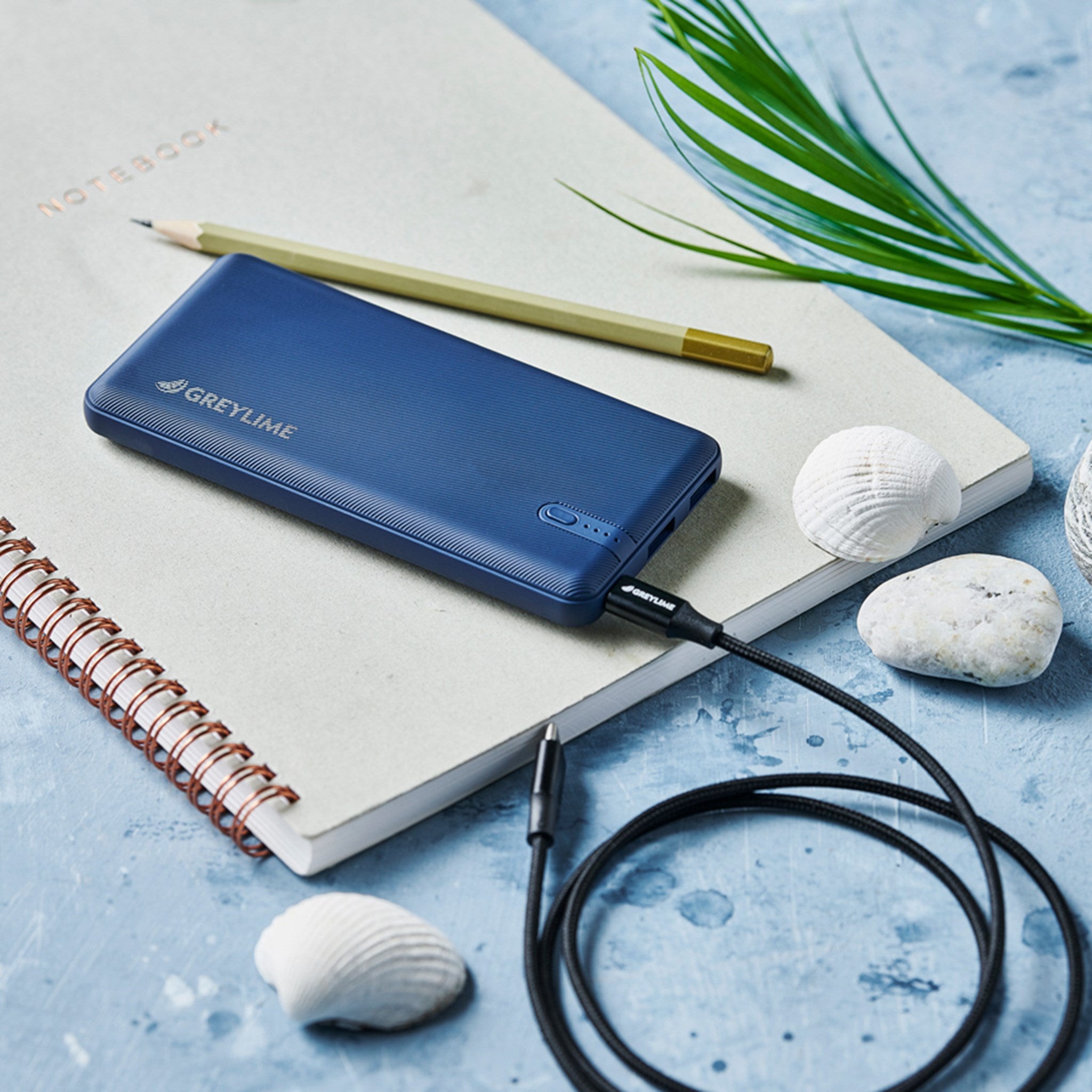 P104401 Greylime OCEAN 10.000 Mah Powerbank, Deep Blue 4