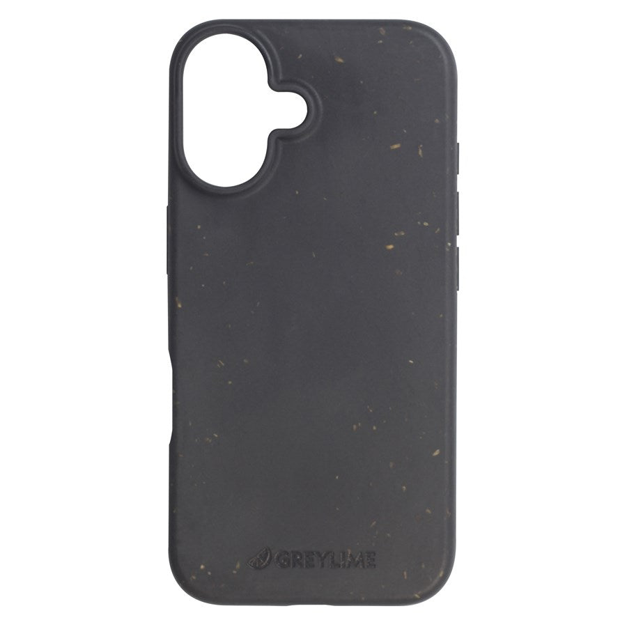 COIP16S01 Greylime Iphone 16 Biodegradable Cover Black 1