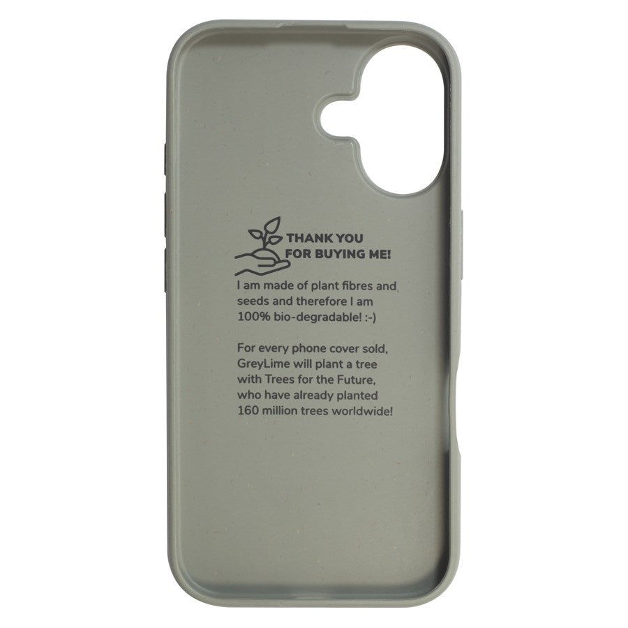 COIP16S03 Greylime Iphone 16 Biodegradable Cover Green 2