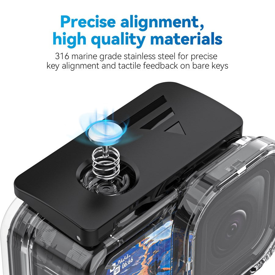 GP WTP 905 Telesin 45M Waterproof Multi Scene Protective Shel For Gopro Hero 13 12 11 10 9 3