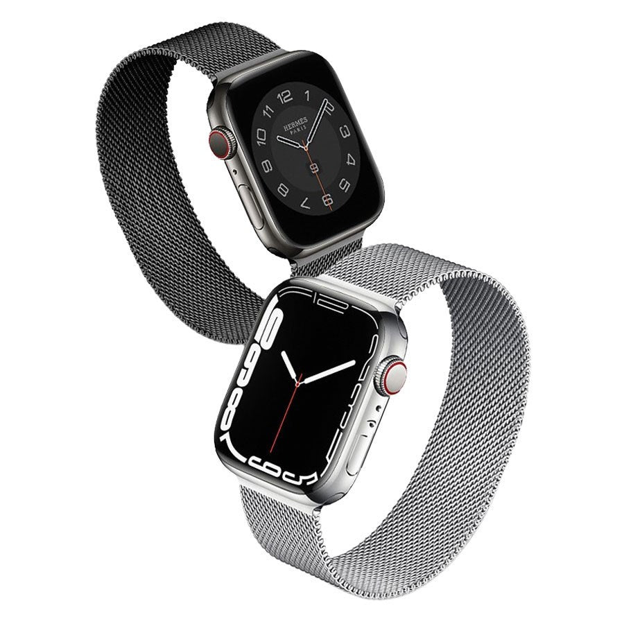 LPAW089 Lippa Apple Watch Rustfri Stål Rem 38 40 41, Sølv 2