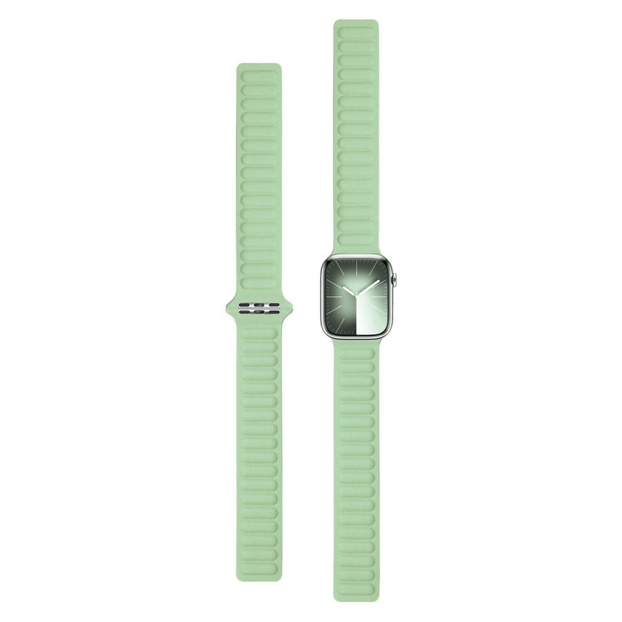 LPAW097 Lippa Apple Watch Magnetisk Læderrem 42 44 45 49, Turkis 2