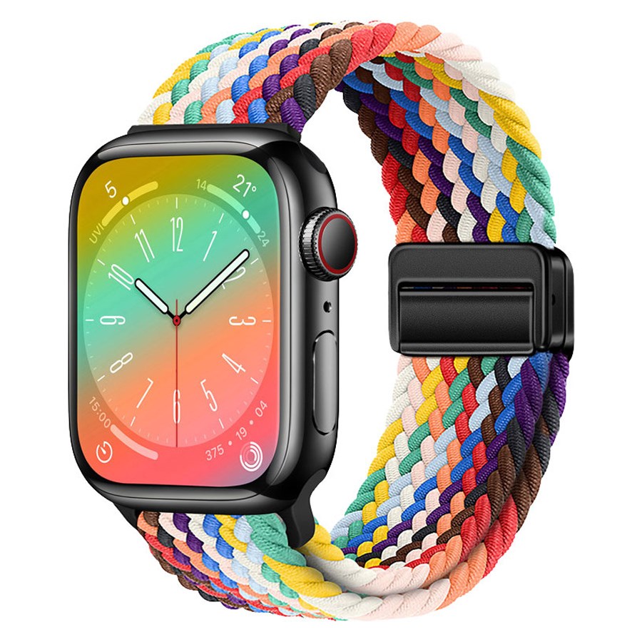 LPAW142 Lippa Apple Watch Nylon Strap Incl. Magnetic Lock 42 (Series1,2,3) 44 45 46 49Mm, Multi Colour 1