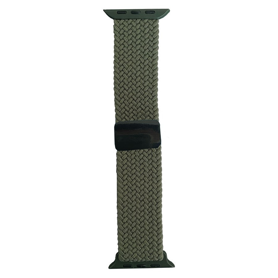 LPAW144 Lippa Apple Watch Nylon Strap Incl. Magnetic Lock 42 (Series1,2,3) 44 45 46 49Mm, Green 3