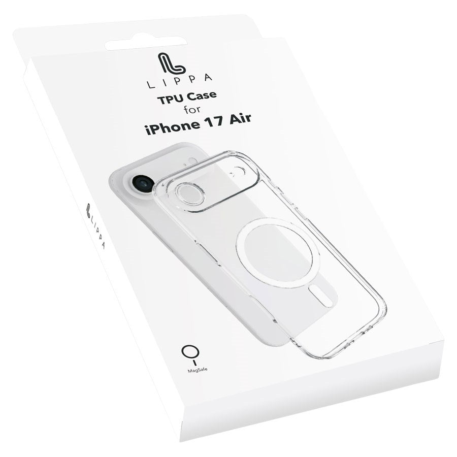 LPCOVER0076 Lippa Iphone 17 Air TPU Cover With Magsafe,Transparent 3