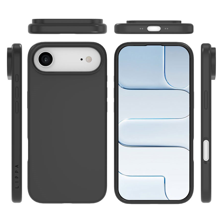 LPCOVER0077 Lippa Iphone 17 Air Silicone Cover With Magsafe,Black 1