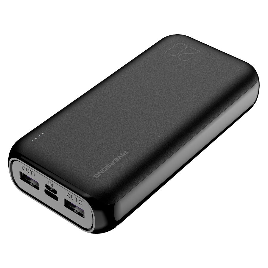 PB84 BLACK Riversong Vision S20E Pro, 20.000 Mah 20W USB C PD Powerbank, Black 3