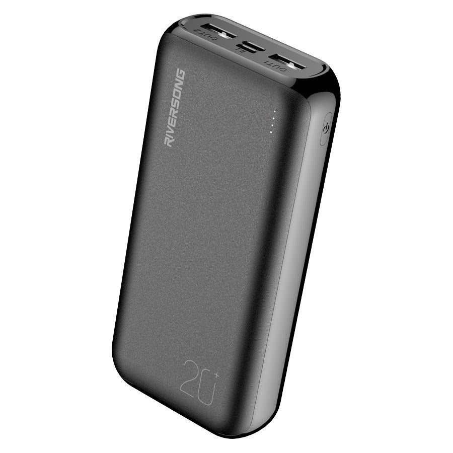 PB84 BLACK Riversong Vision S20E Pro, 20.000 Mah 20W USB C PD Powerbank, Black 4