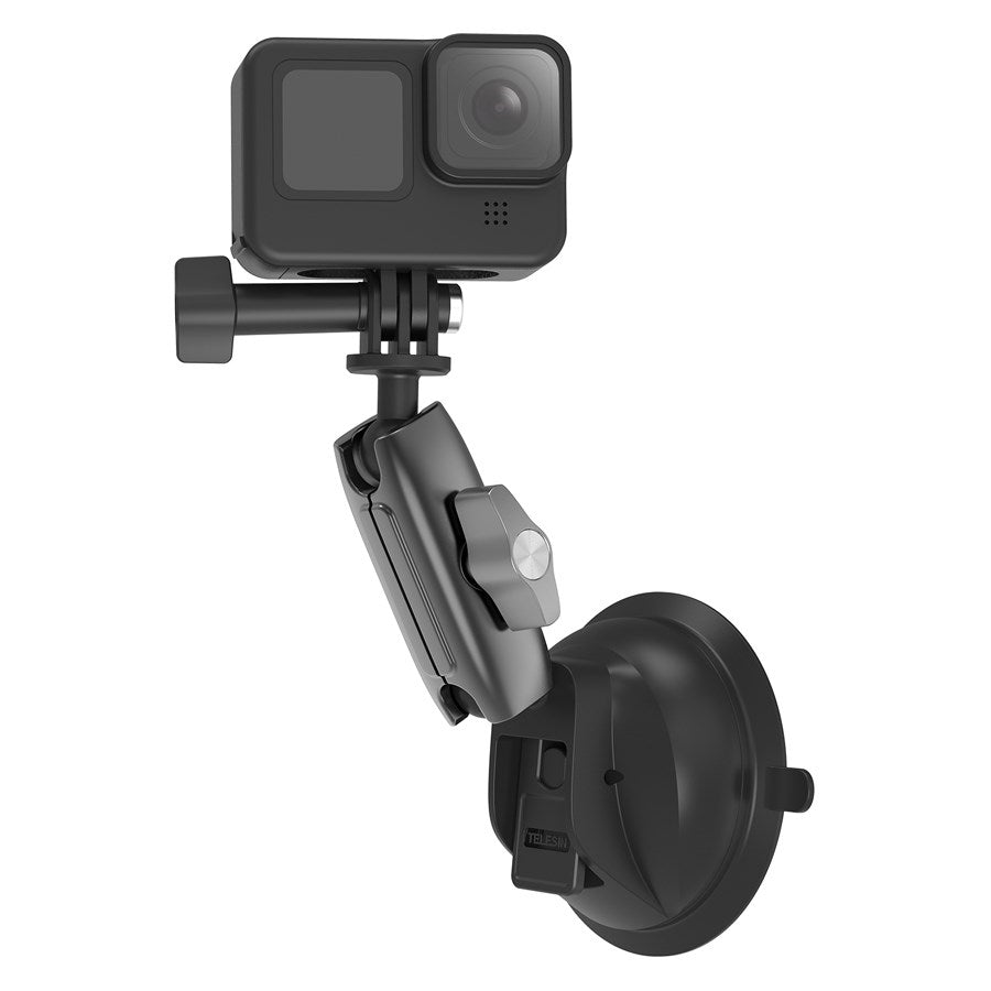 TE SUC 010 Telesin Suction Cup Mount For Action Cameras 4