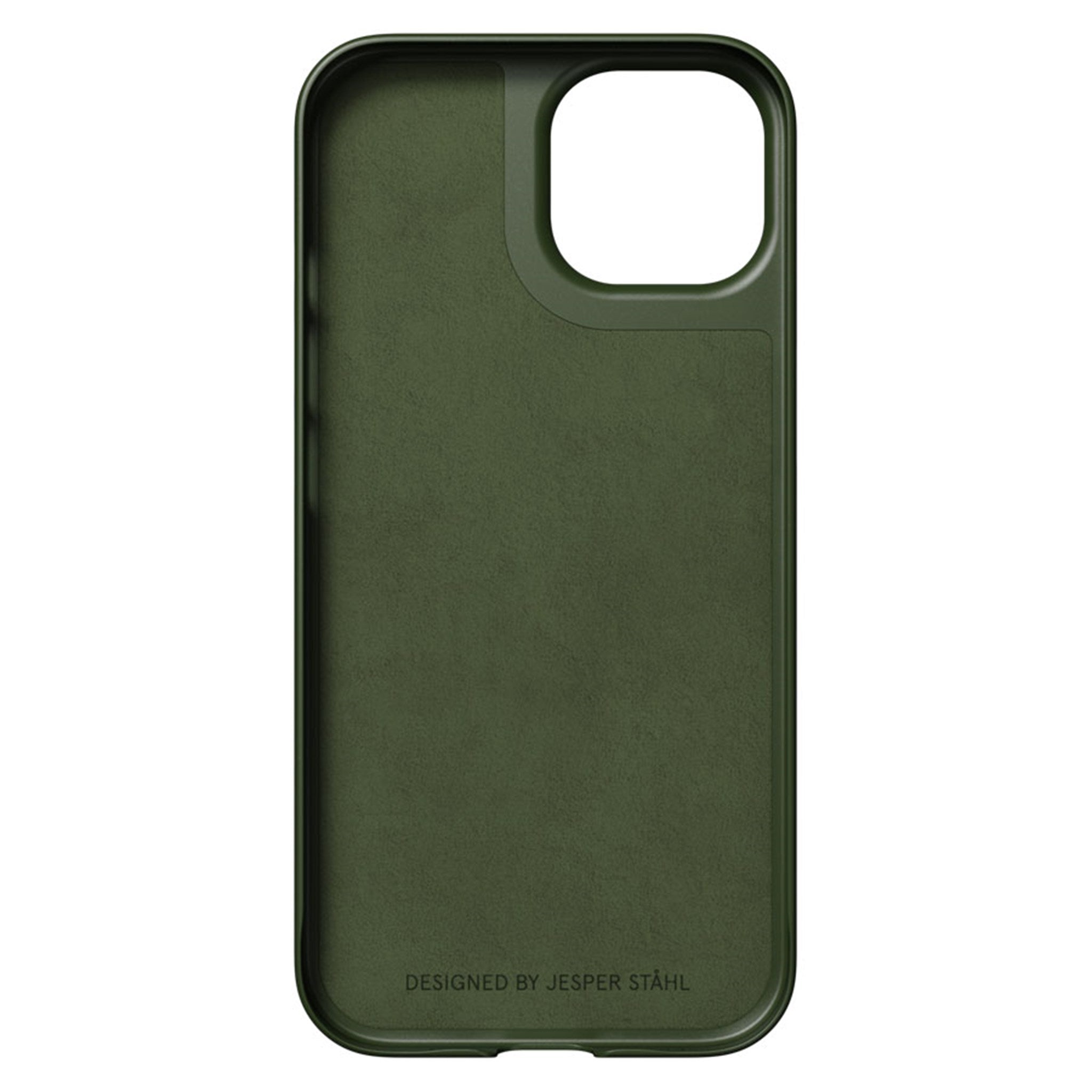 00 000 0090 0002 Nudient Thin Iphone 15 Magsafe Mobilcover, Pine Green 2