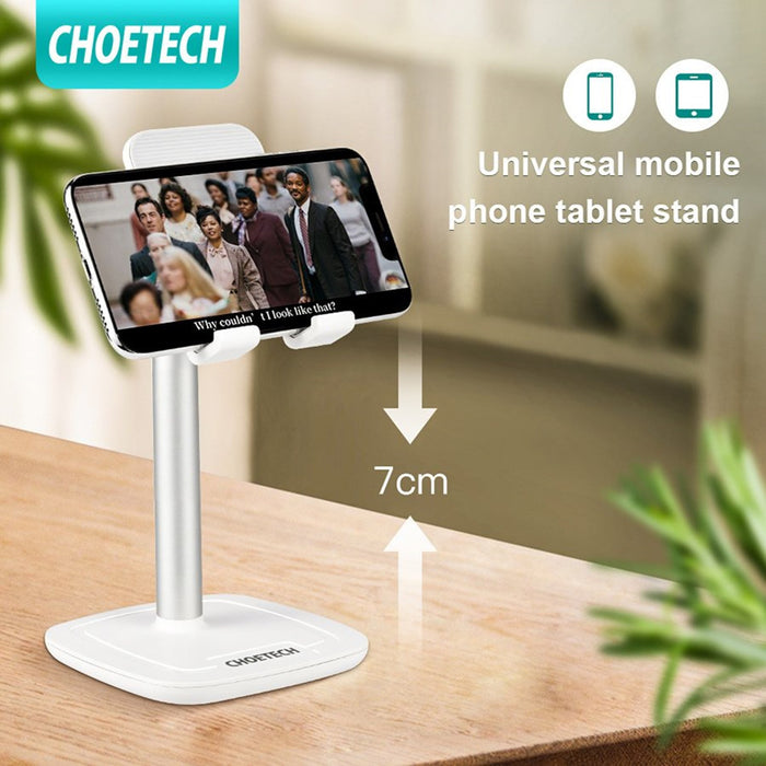 H035-WH-Choetech-Universal-Mobil-og-Tablet-holder-i-justerbar-hoejde-Hvid-7.jpg