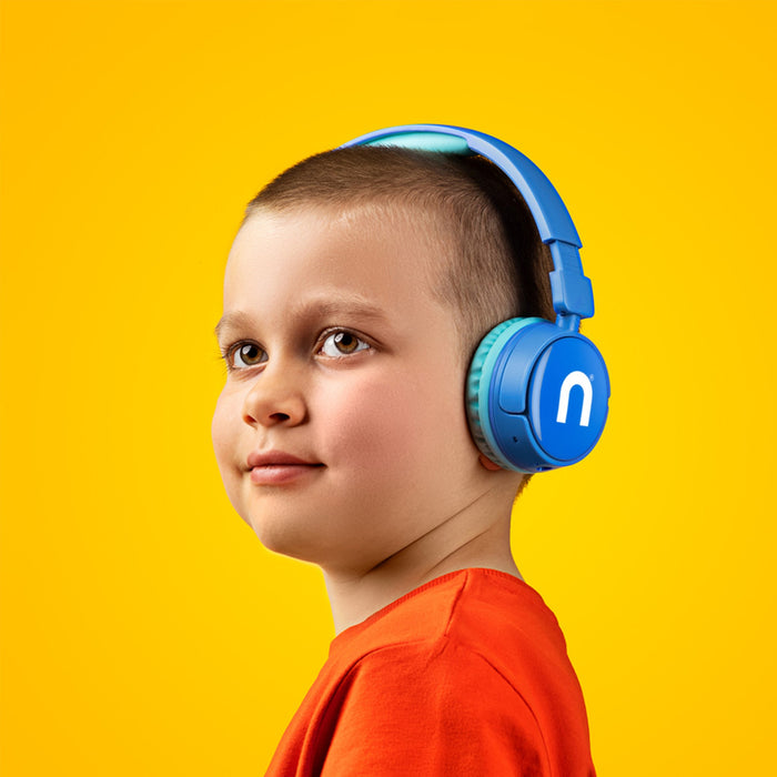 Hive Kiddie Blue Niceboy Hive Kiddie Trådløse Headphones Til Børn, Blå 03