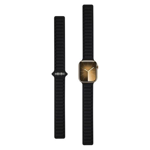 LPAW001 Lippa Apple Watch Magnetisk Læderrem (38, 40, 41), Sort 2