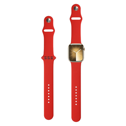LPAW009 Lippa Apple Watch Silikonerem (38, 40, 41) Rød 2