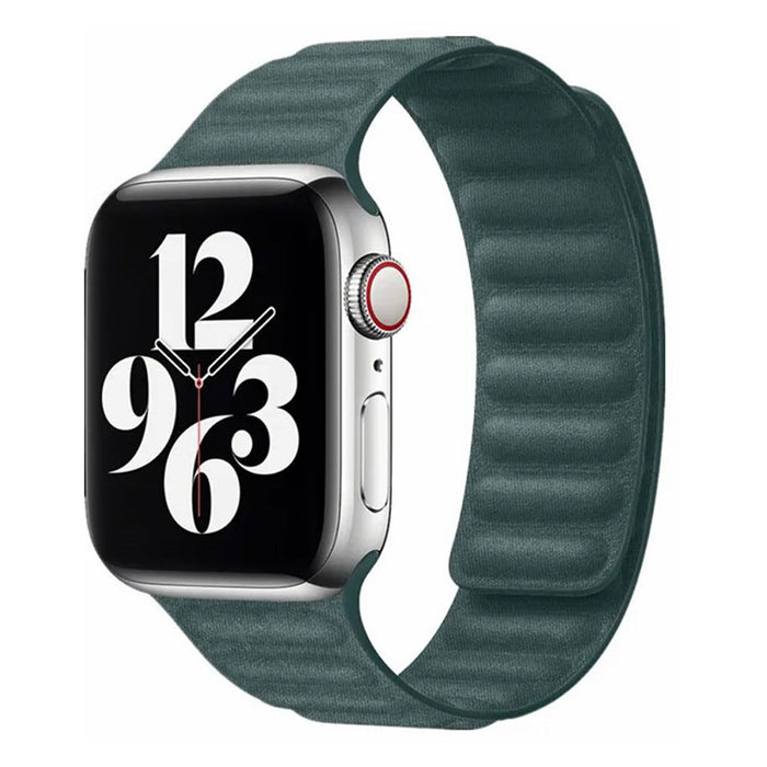 LPAW023 Lippa Apple Watch Finewoven Rem (38, 40, 41), Grøn 1