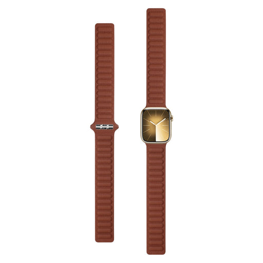 LPAW032 Lippa Apple Watch Magnetisk Læderrem (42, 44, 45, 49), Brun 2